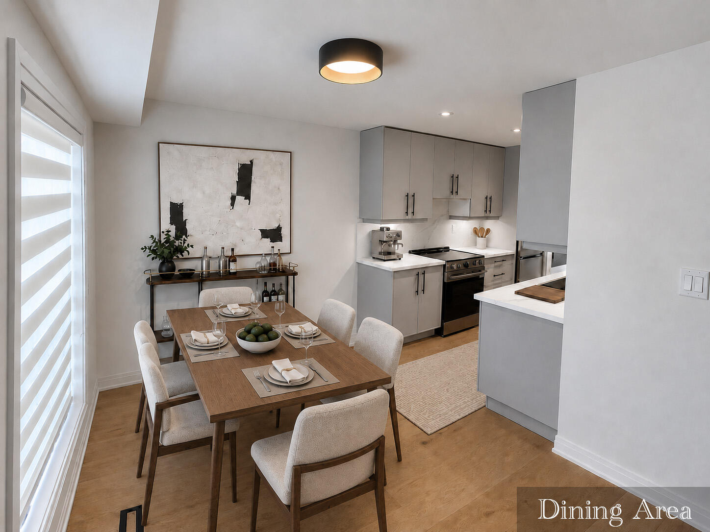Dining room beside the kitchen