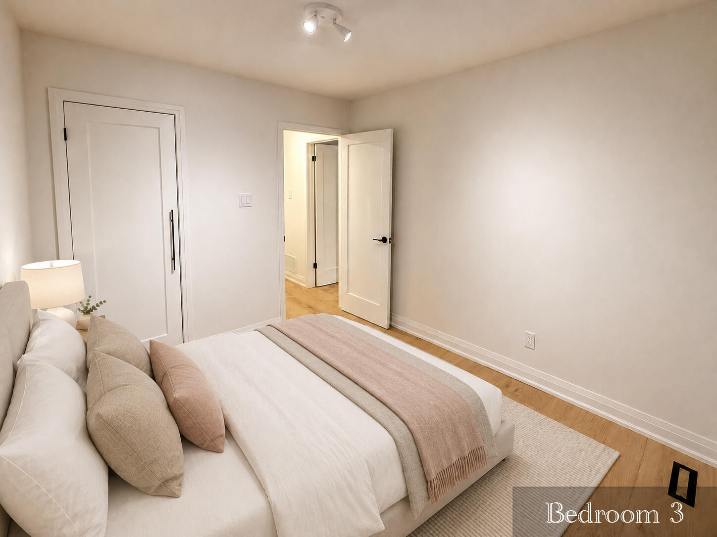 Third bedroom closet view