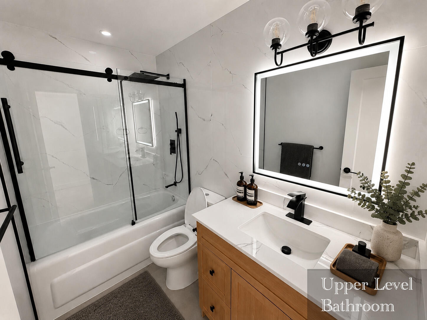 Renovated main bathroom